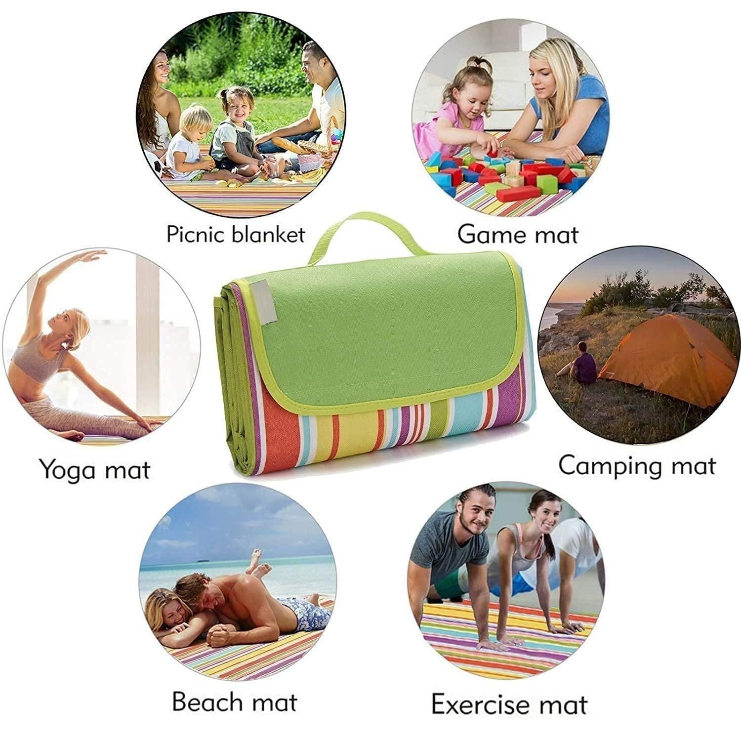 Waterproof Folding Camping Picnic Square Mat