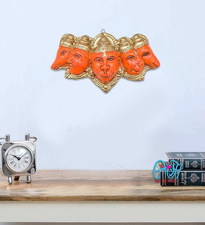 Handicraft Polyresin Panchmukhi Hanuman Murti